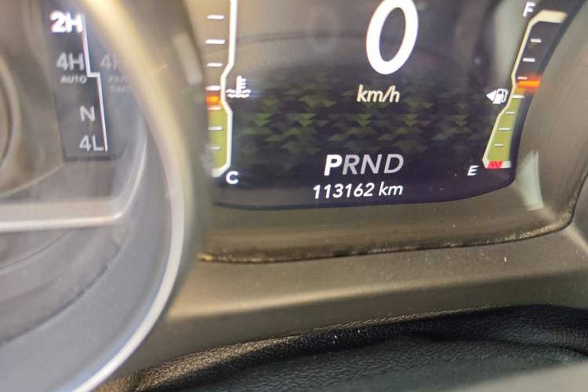 Used Jeep Wrangler 2018 2.0T Rubicon Four-Door Edition Odometer Close Up