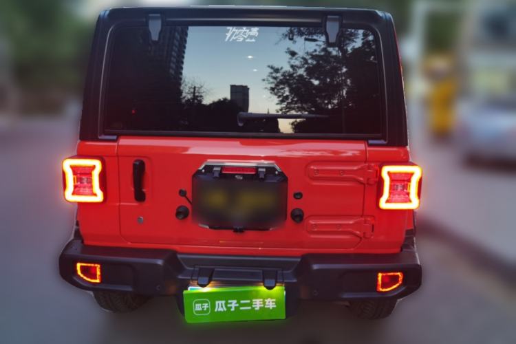 Used Jeep Wrangler 2018 2.0T Sahara Four-Door Edition Rear