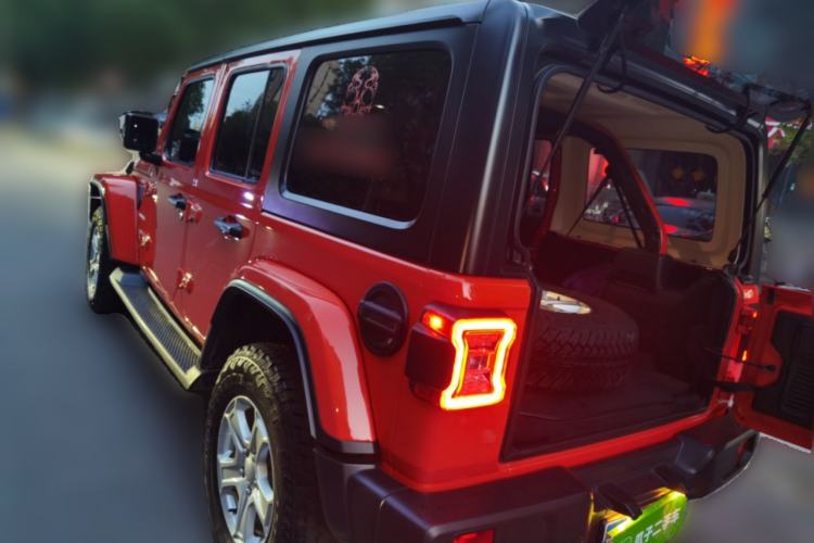 Used Jeep Wrangler 2018 2.0T Sahara Four-Door Edition Rear Left 45 Deg