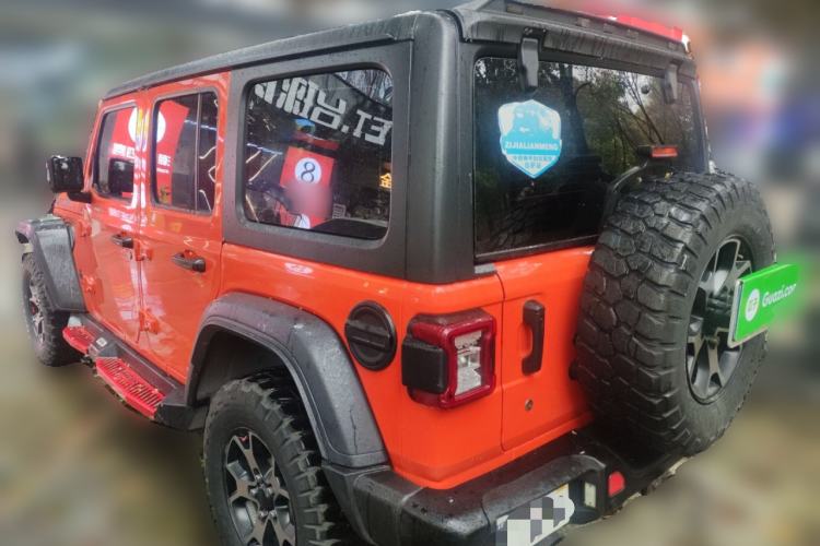 Used Jeep Wrangler 2018 2.0T Rubicon Four-Door Edition Rear Left 45 Deg