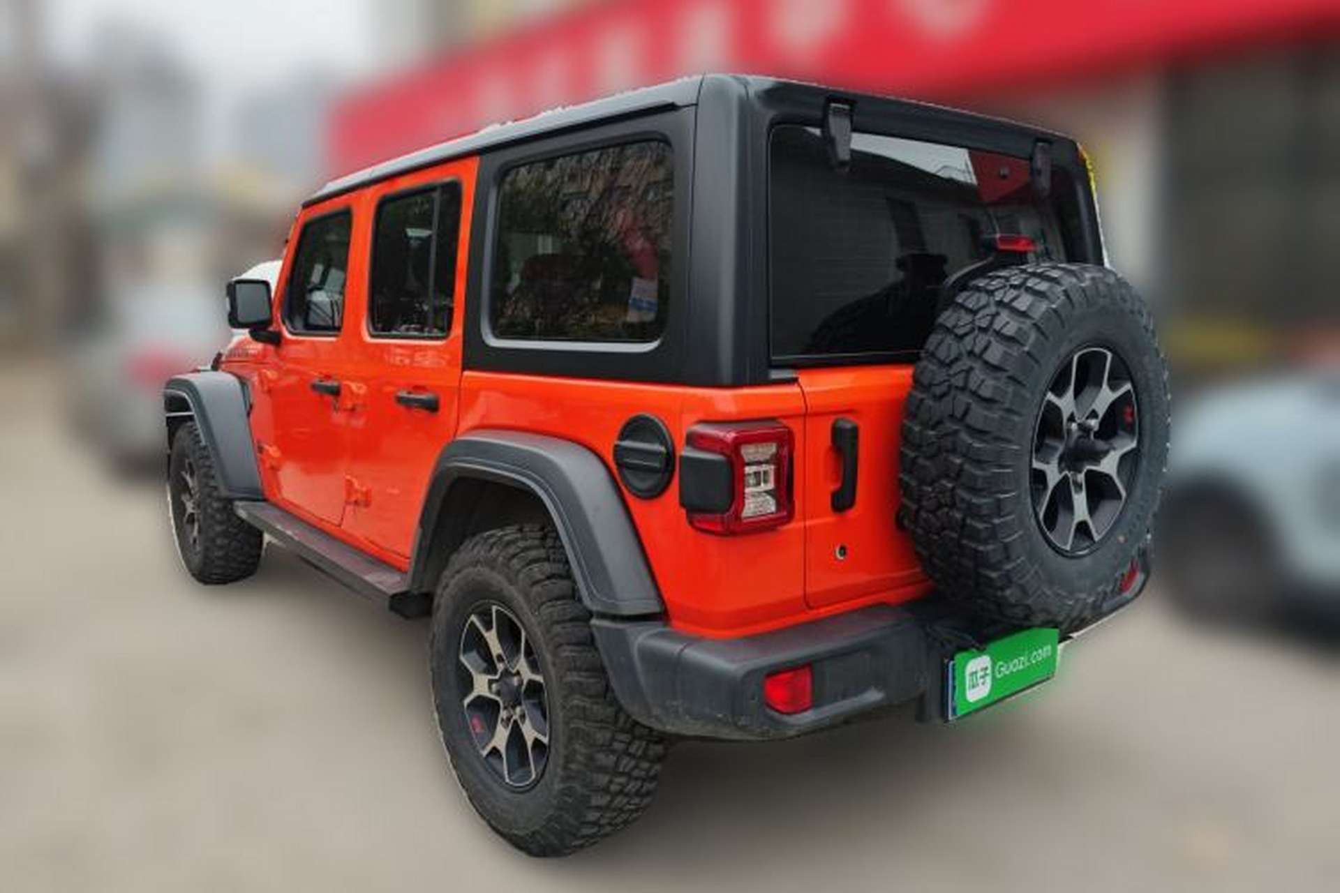 Used Jeep Wrangler 2018 2.0T Rubicon Four-Door Edition Rear Left 45 Deg