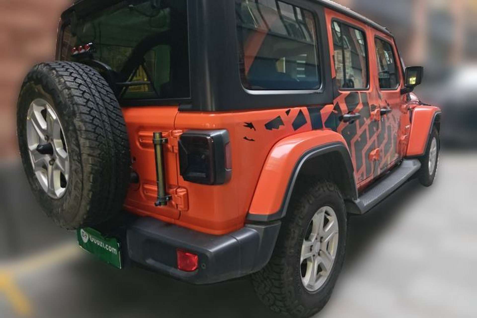 Used Jeep Wrangler 2018 2.0T Rubicon Four-Door Edition Rear Right 45 Deg