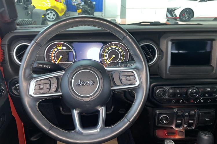 Used Jeep Wrangler 2018 2.0T Sahara Four-Door Edition Steering Wheel