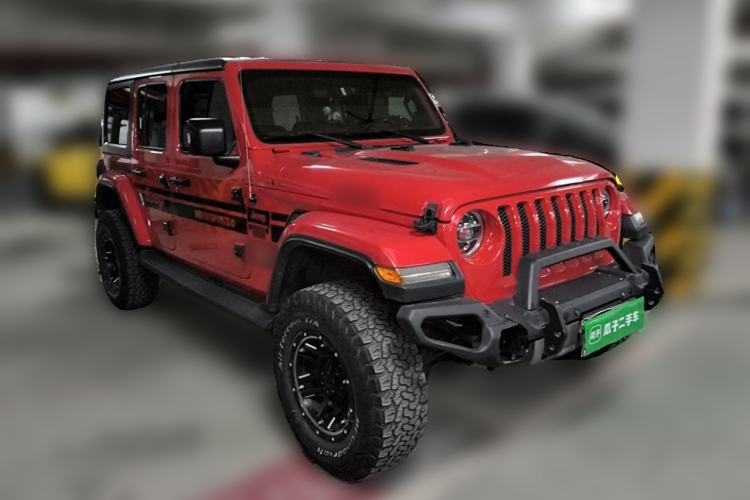 Used Jeep Wrangler 2018 2.0T Sahara Four-Door Edition Front Right 45 Deg
