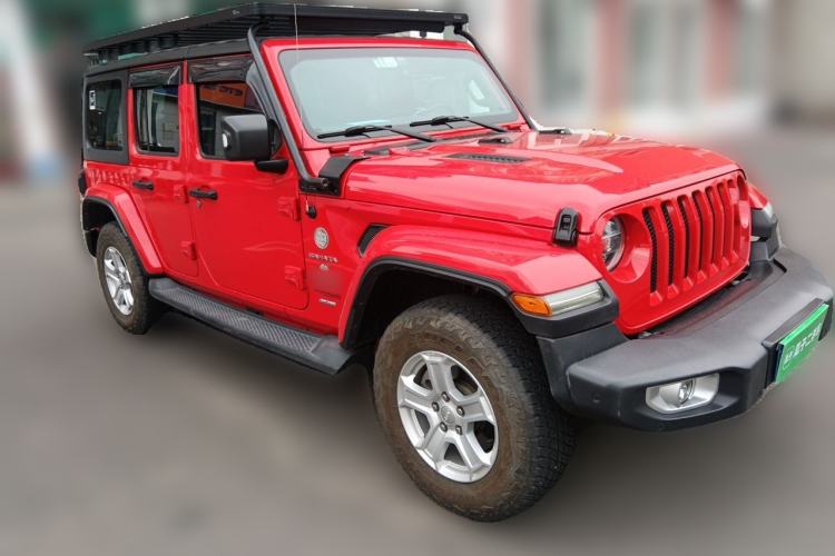Used Jeep Wrangler 2018 2.0T Sahara Four-Door Edition Front Right 45 Deg