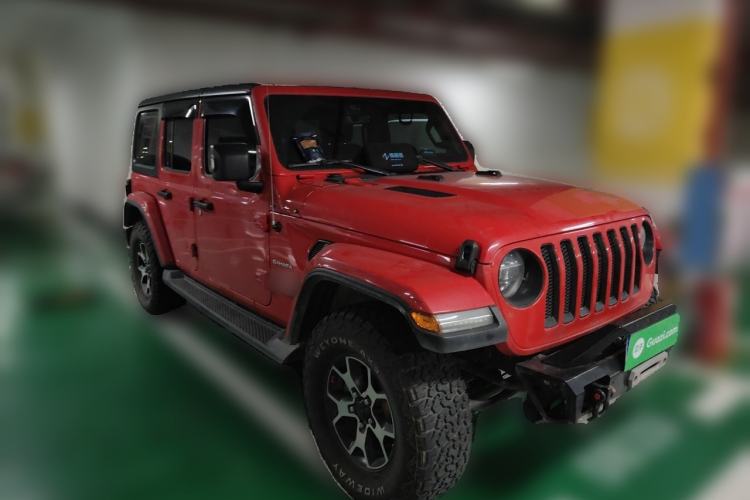 Used Jeep Wrangler 2018 2.0T Sahara Four-Door Edition Front Right 45 Deg