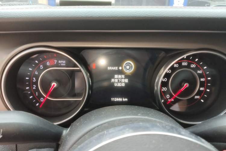 Used Jeep Wrangler 2018 2.0T Rubicon Four-Door Edition Instrument Cluster