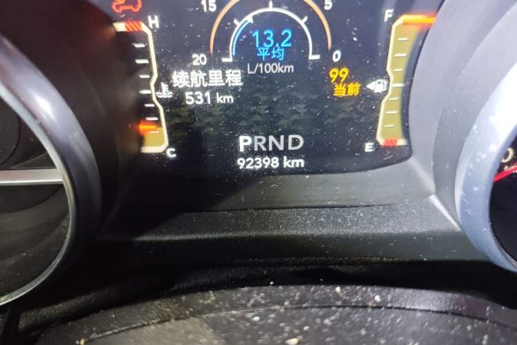 Used Jeep Wrangler 2018 2.0T Rubicon Four-Door Edition Odometer Close Up