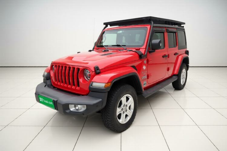 Used Jeep Wrangler 2018 2.0T Sahara Four-Door Edition Guazi used car, China used car export, Used car for sale, Used cars, Cheapest cars for sale