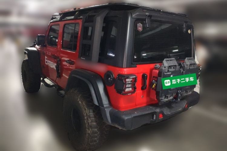 Used Jeep Wrangler 2018 2.0T Rubicon Four-Door Edition Rear Left 45 Deg