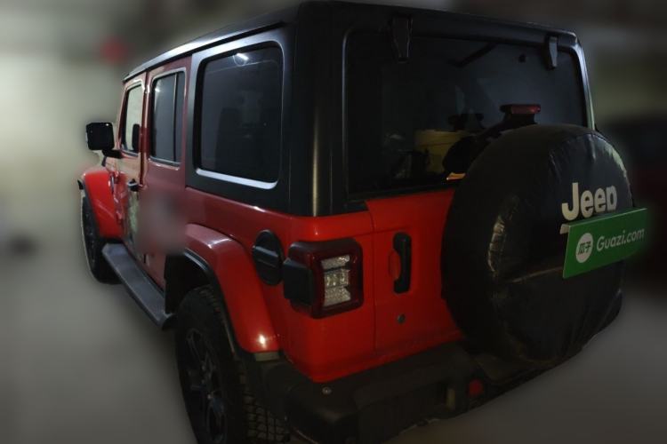 Used Jeep Wrangler 2018 2.0T Sahara Four-Door Edition Rear Left 45 Deg