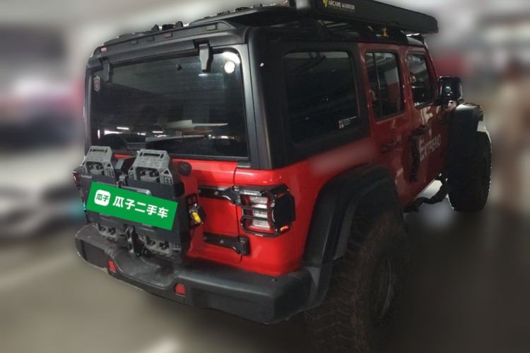 Used Jeep Wrangler 2018 2.0T Rubicon Four-Door Edition Rear Right 45 Deg
