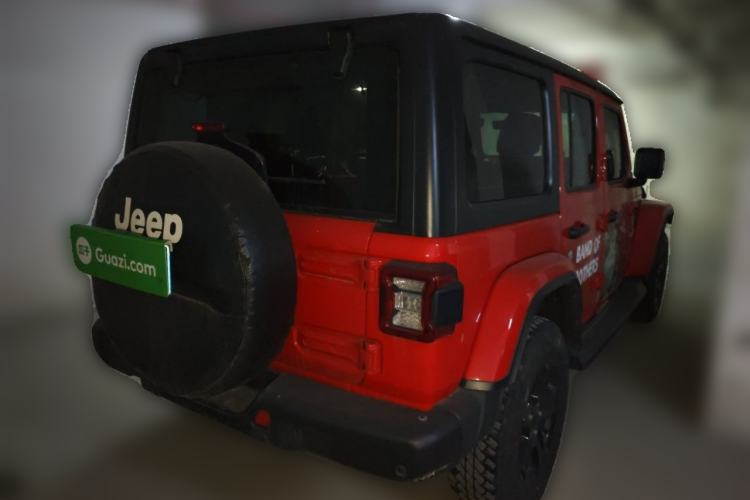 Used Jeep Wrangler 2018 2.0T Sahara Four-Door Edition Rear Right 45 Deg