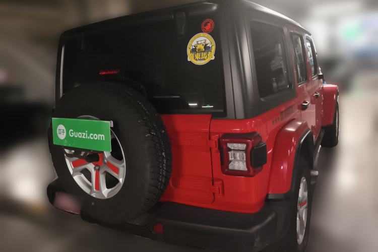 Used Jeep Wrangler 2018 2.0T Sahara Four-Door Edition Rear Right 45 Deg