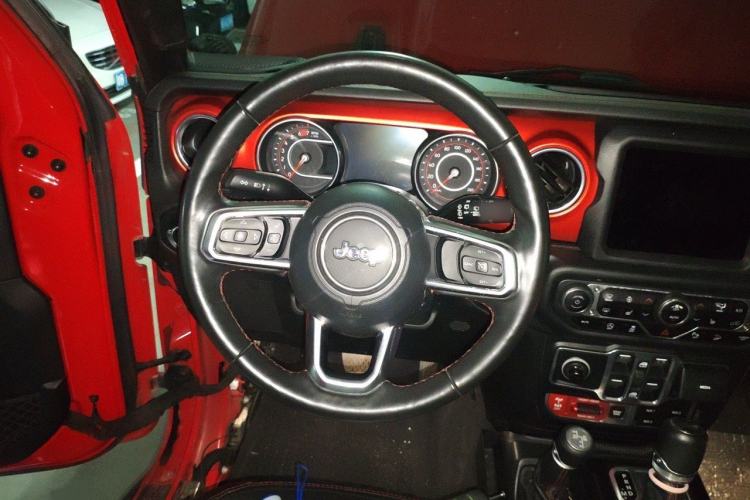 Used Jeep Wrangler 2018 2.0T Rubicon Four-Door Edition Steering Wheel