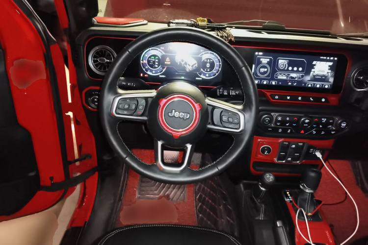 Used Jeep Wrangler 2018 2.0T Sahara Four-Door Edition Steering Wheel