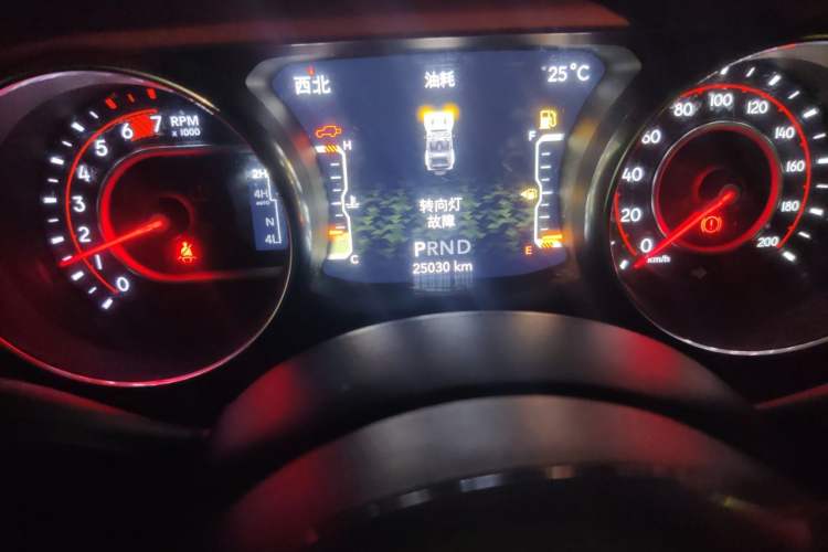 Used Jeep Wrangler 2018 2.0T Rubicon Four-Door Edition Odometer Close Up