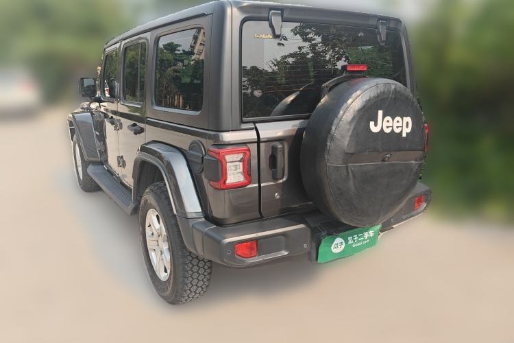 Used Jeep Wrangler 2018 2.0T Sahara Four-Door Edition Rear Left 45 Deg