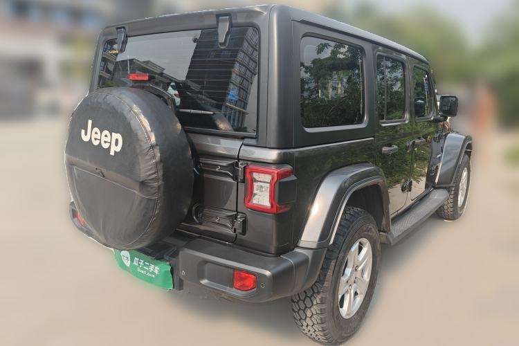 Used Jeep Wrangler 2018 2.0T Sahara Four-Door Edition Rear Right 45 Deg