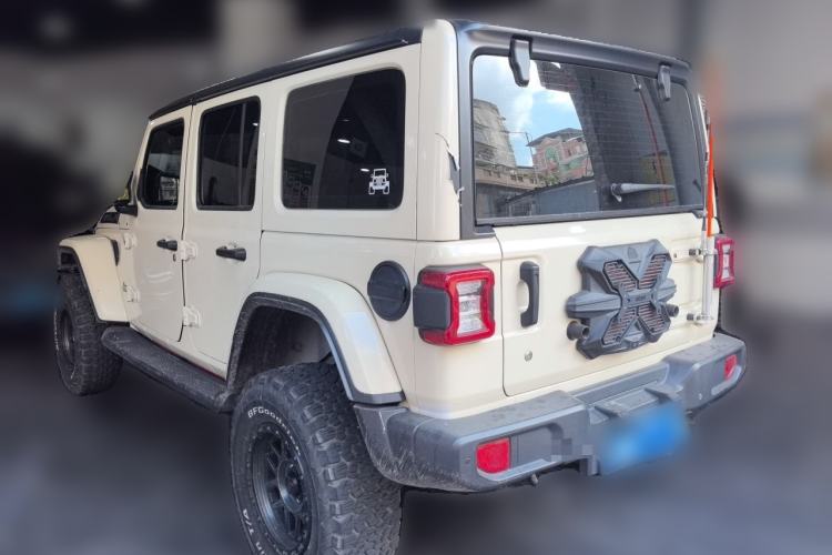 Used Jeep Wrangler 2018 2.0T Sahara Four-Door Edition Rear Left 45 Deg