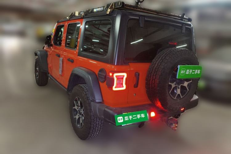 Used Jeep Wrangler 2018 2.0T Rubicon Four-Door Edition Rear Left 45 Deg