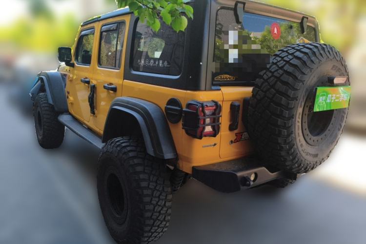 Used Jeep Wrangler 2018 2.0T Sahara Four-Door Edition Rear Left 45 Deg