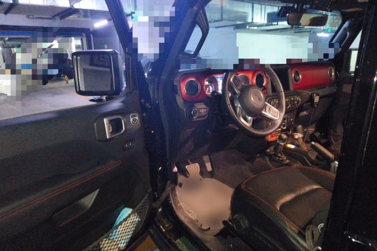 Used Jeep Wrangler 2019 2.0T Rubicon Four-Door Version China V Emission Standard Driver Seat