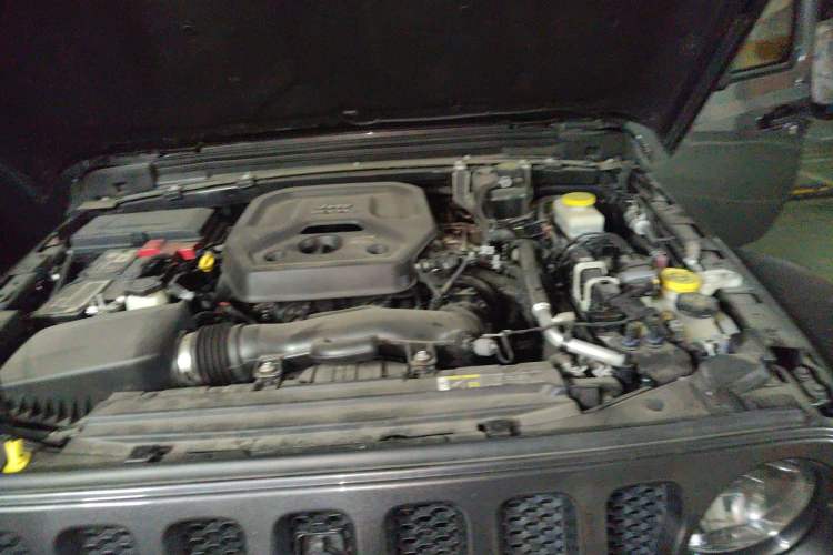 Used Jeep Wrangler 2019 2.0T automatic four-door hardtop parallel imported vehicle Engine Bay Left