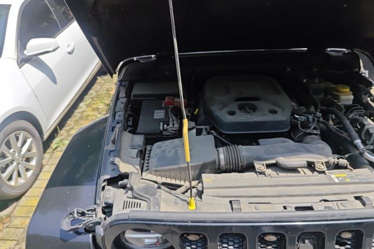 Used Jeep Wrangler 2019 2.0T Sahara Four-Door Version China VI Emission Standard Engine Bay Right