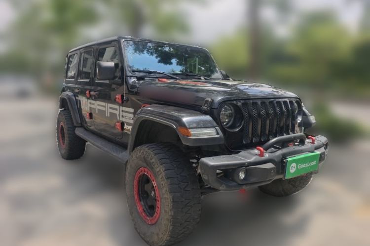 Used Jeep Wrangler 2019 2.0T Sahara 4-Door Version China V Standard Front Right 45 Deg