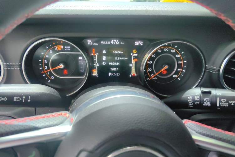 Used Jeep Wrangler 2019 2.0T Sahara 4-Door Version China V Standard Instrument Cluster