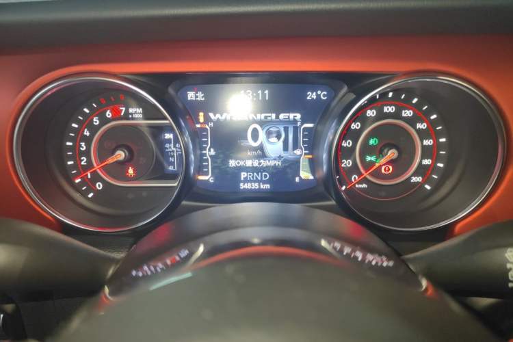 Used Jeep Wrangler 2019 2.0T Rubicon Four-Door Version China VI Emission Standard Instrument Cluster