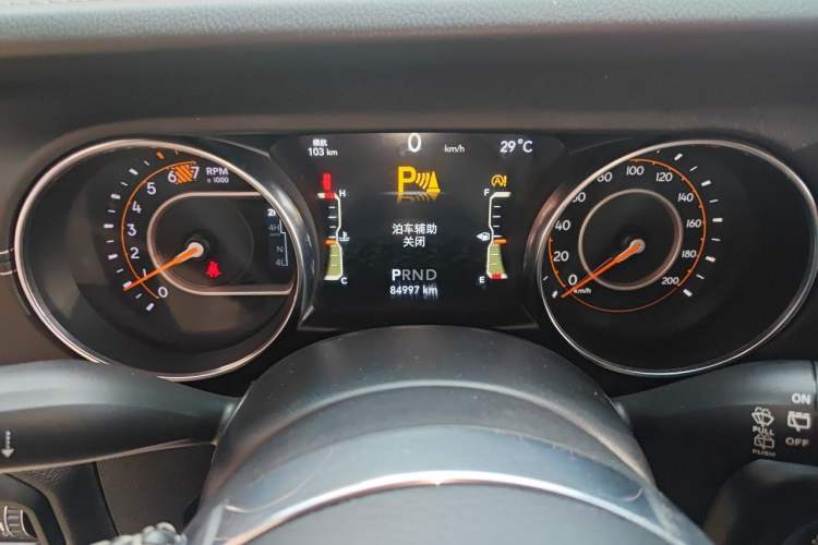 Used Jeep Wrangler 2019 2.0T Sahara Four-Door Version China VI Emission Standard Instrument Cluster