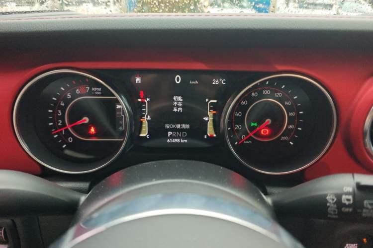 Used Jeep Wrangler 2019 2.0T Rubicon Four-Door Version China VI Emission Standard Instrument Cluster