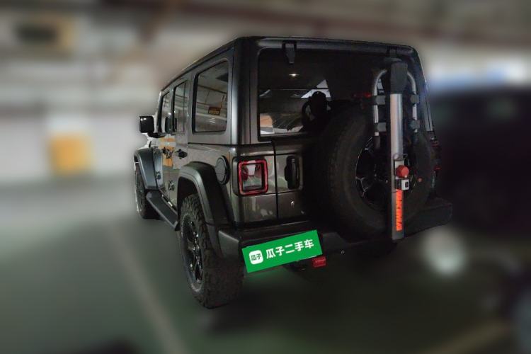 Used Jeep Wrangler 2019 2.0T automatic four-door hardtop parallel imported vehicle Rear Left 45 Deg