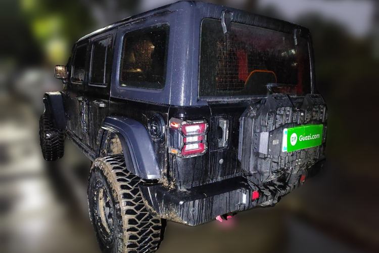 Used Jeep Wrangler 2019 2.0T Rubicon Four-Door Version China V Emission Standard Rear Left 45 Deg