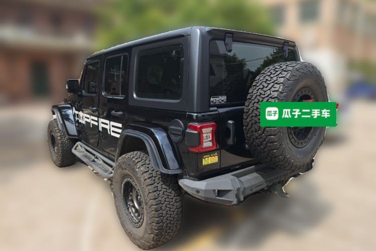 Used Jeep Wrangler 2019 2.0T Sahara Four-Door Version China VI Emission Standard Rear Left 45 Deg