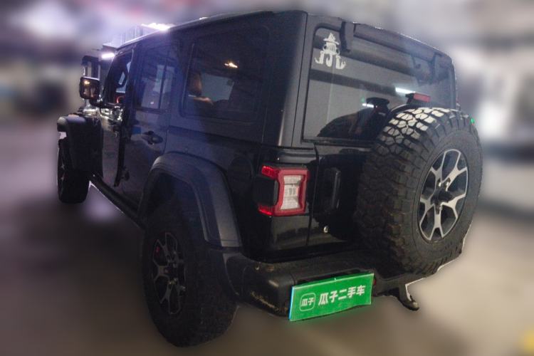 Used Jeep Wrangler 2019 2.0T Rubicon Four-Door Version China V Emission Standard Rear Left 45 Deg