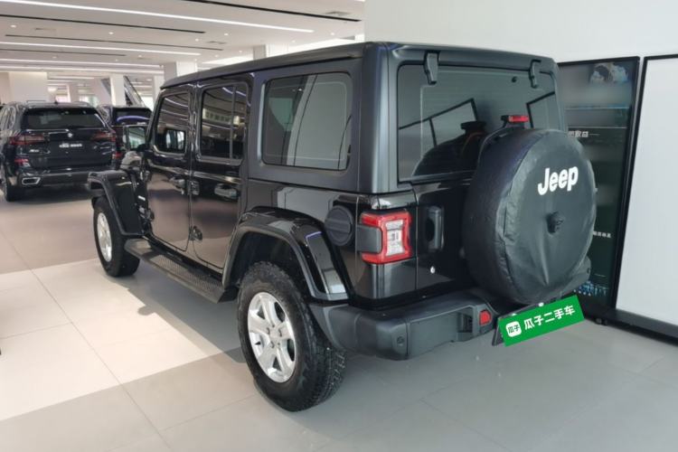 Used Jeep Wrangler 2019 2.0T Sahara Four-Door Version China VI Emission Standard Rear Left 45 Deg