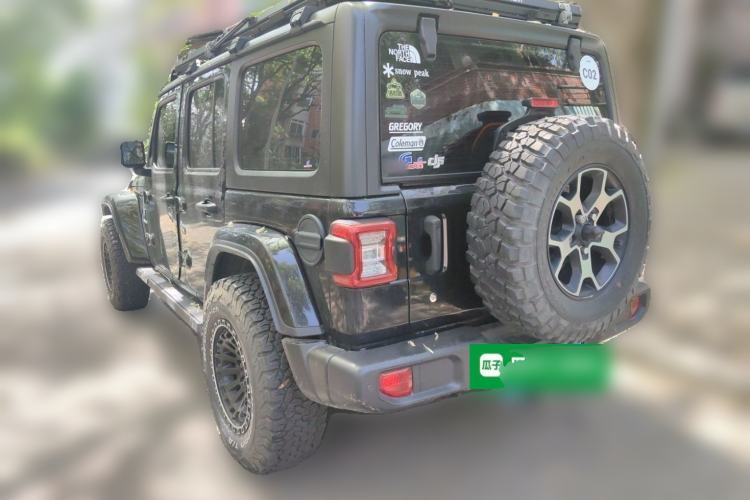 Used Jeep Wrangler 2019 2.0T Sahara 4-Door Version China V Standard Rear Left 45 Deg