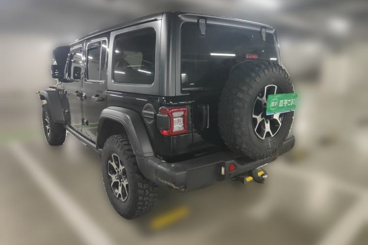 Used Jeep Wrangler 2019 2.0T Rubicon Four-Door Version China VI Emission Standard Rear Left 45 Deg