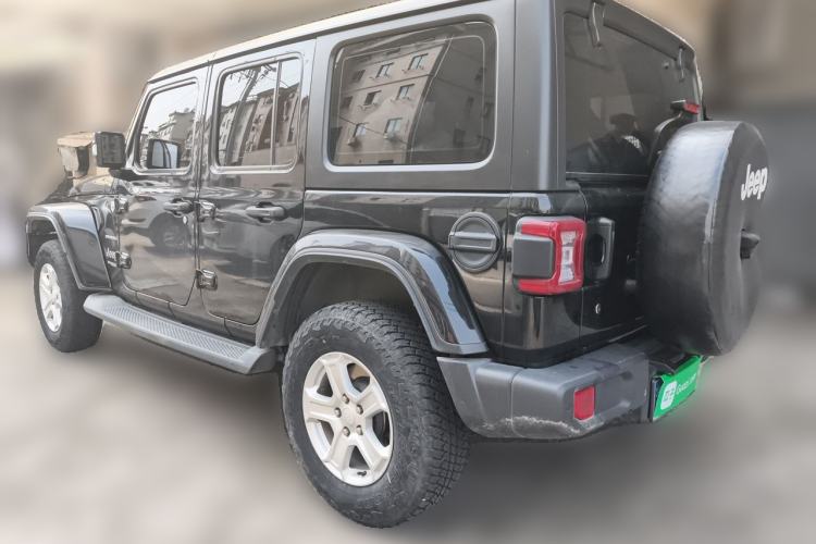 Used Jeep Wrangler 2019 2.0T Sahara Four-Door Version China VI Emission Standard Rear Left 45 Deg