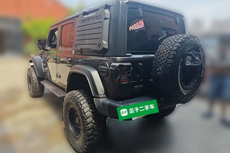 Used Jeep Wrangler 2019 2.0T Sahara Four-Door Version China VI Emission Standard Rear Left 45 Deg