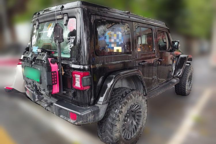 Used Jeep Wrangler 2019 2.0T Sahara Four-Door Version China VI Emission Standard Rear Right 45 Deg