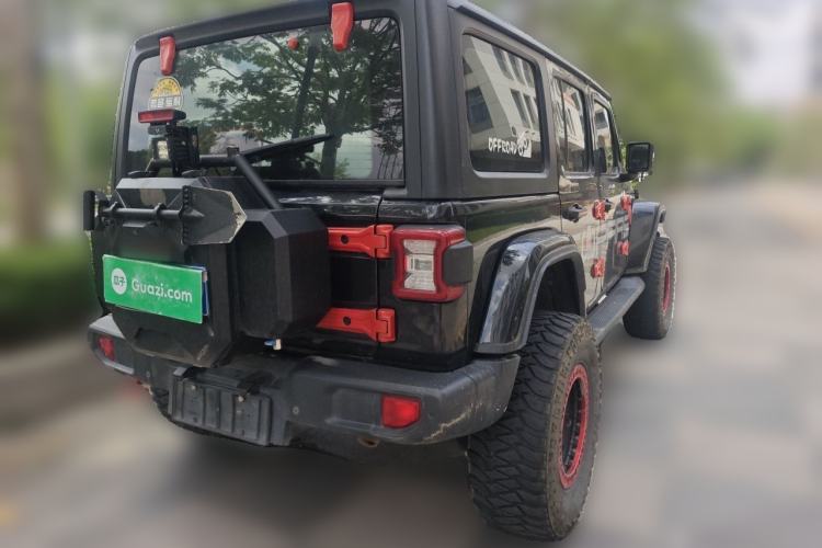 Used Jeep Wrangler 2019 2.0T Sahara 4-Door Version China V Standard Rear Right 45 Deg