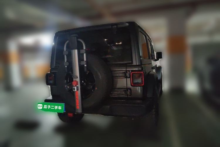 Used Jeep Wrangler 2019 2.0T automatic four-door hardtop parallel imported vehicle Rear Right 45 Deg