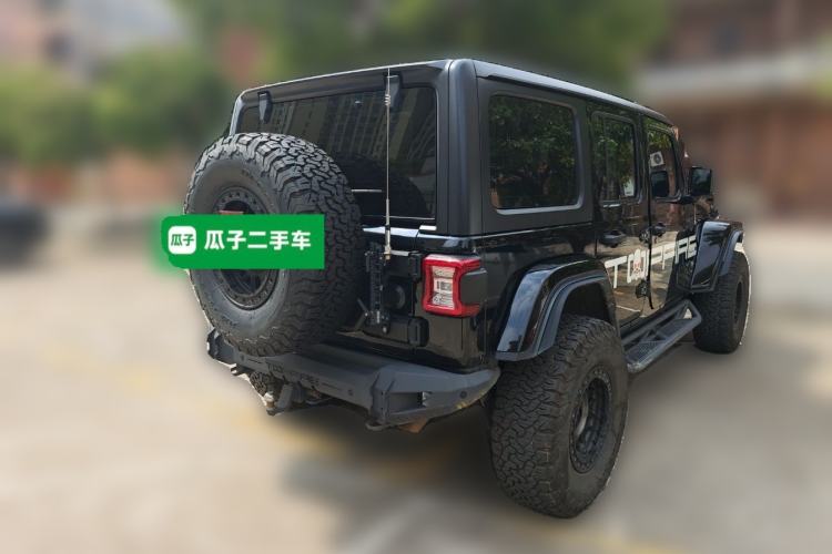Used Jeep Wrangler 2019 2.0T Sahara Four-Door Version China VI Emission Standard Rear Right 45 Deg