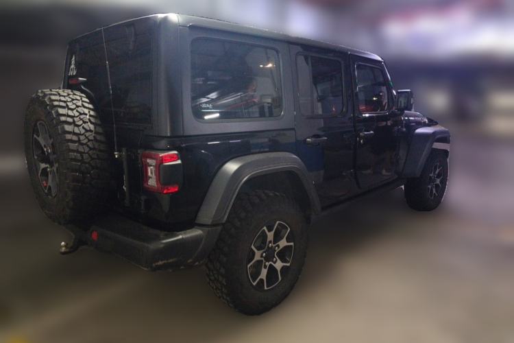 Used Jeep Wrangler 2019 2.0T Rubicon Four-Door Version China V Emission Standard Rear Right 45 Deg