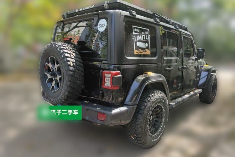 Used Jeep Wrangler 2019 2.0T Sahara 4-Door Version China V Standard Rear Right 45 Deg