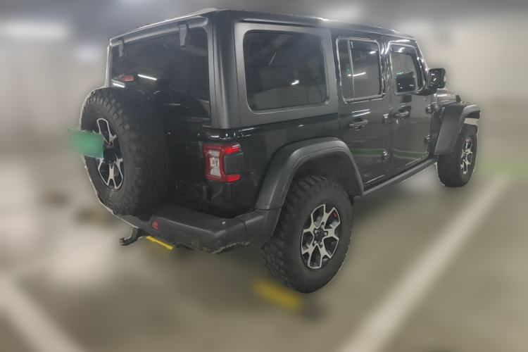 Used Jeep Wrangler 2019 2.0T Rubicon Four-Door Version China VI Emission Standard Rear Right 45 Deg